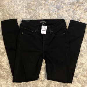 J Crew Mercantile skinny black jeans NWT 26